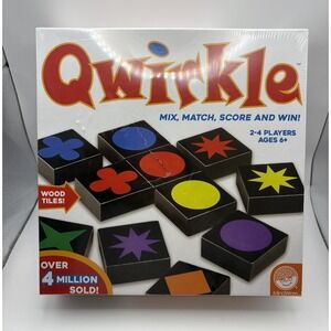 MindWare Qwirkle Board Game New‎ Sealed Wood Tiles Strategy Game 2-4 Players